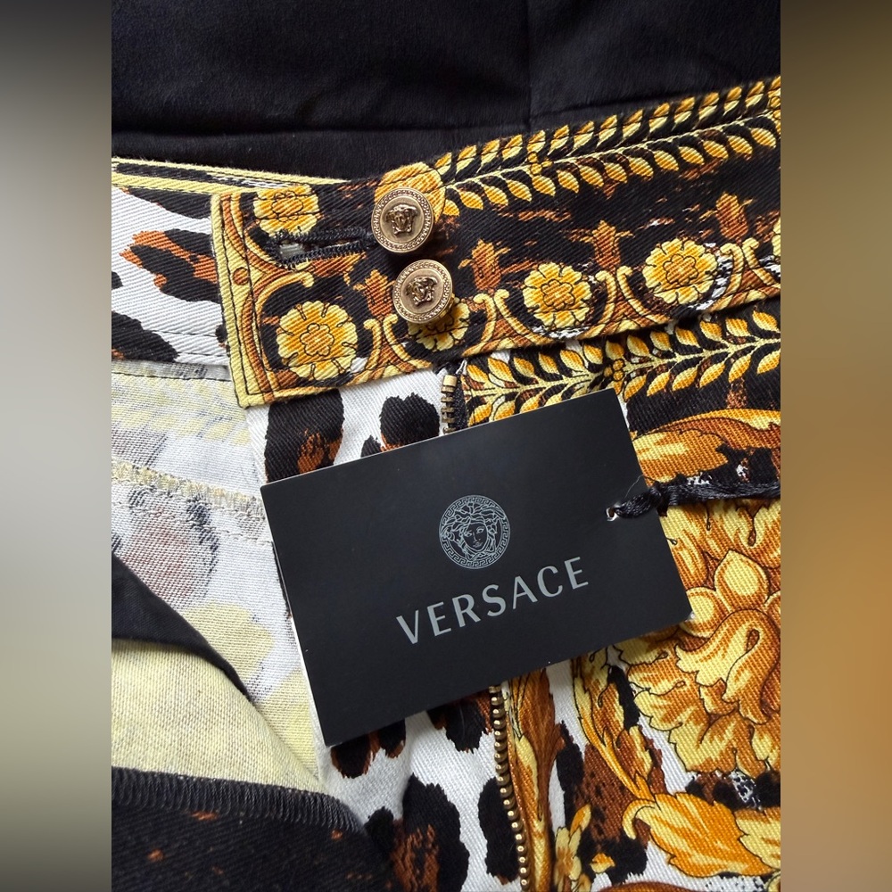 Versace tribute wild baroque SS 1992 collection jeans